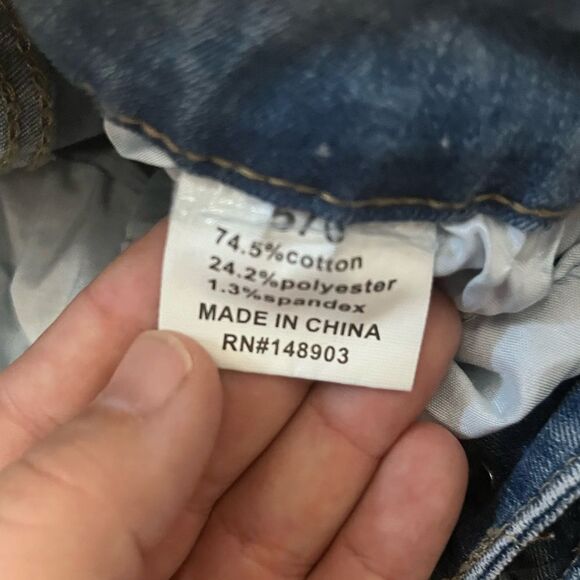 GM Fashion USA P3269 Skinny Destroyed Jeans Size 5/6 - Picture 10 of 10